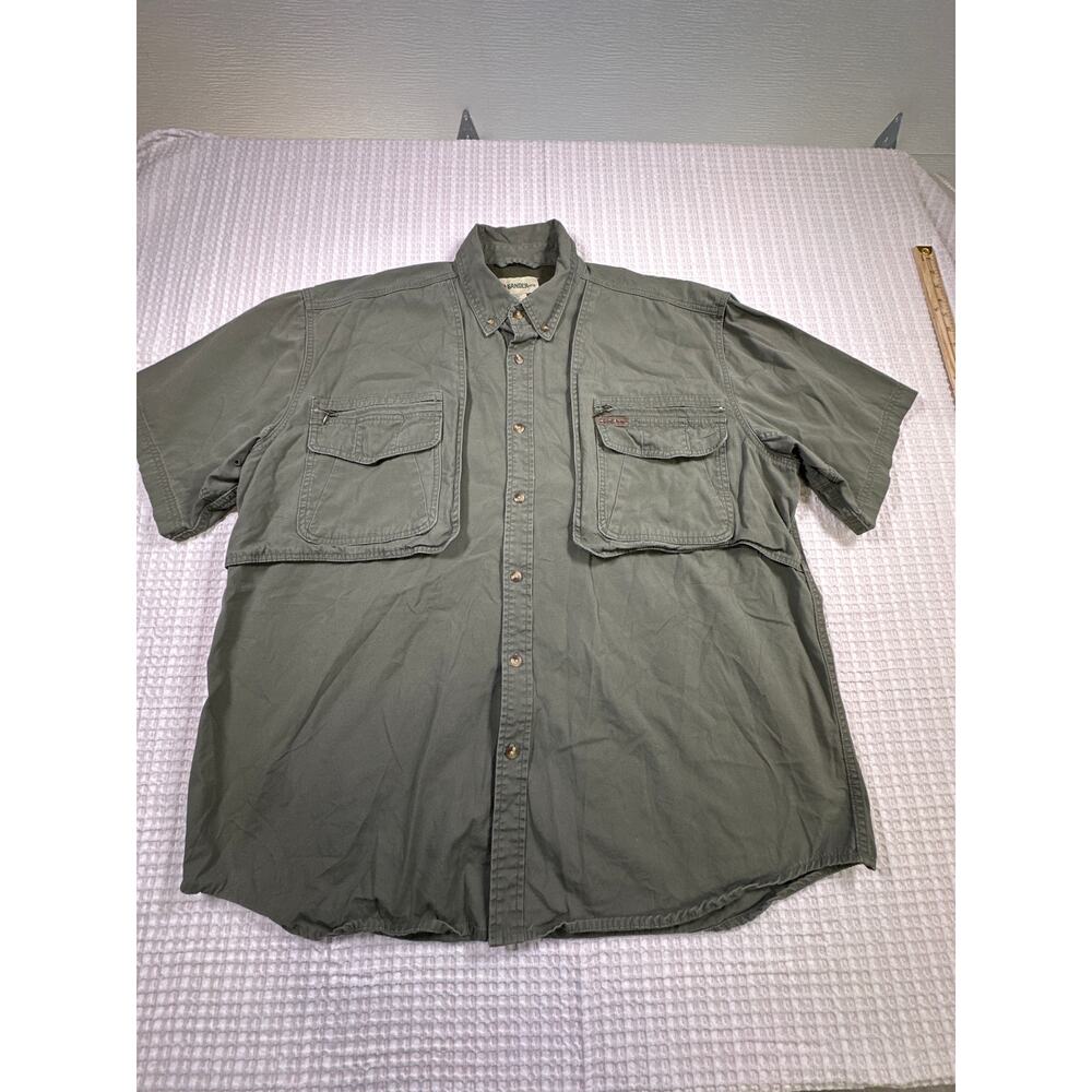 Gander MTN Mens Green XXL Gorpcore Utility Earthy Outdoors Camping Long Sleeve